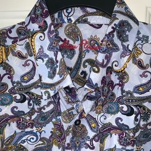 Alan Flusser Shirts - Men’s Paisley Button Down Shirt Alan Flusser Shirts - Men’s Paisley Button Down Shirt